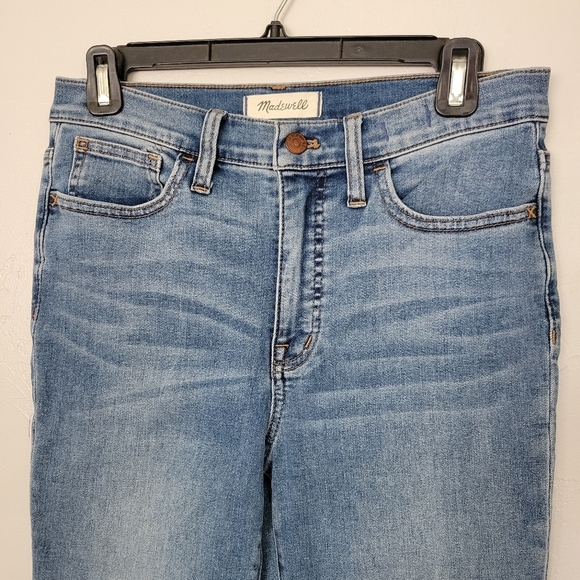 Madewell Women's 27 10" Roadtripper Skinny Jeans High Rise Light Medium Wash - Picture 5 of 8